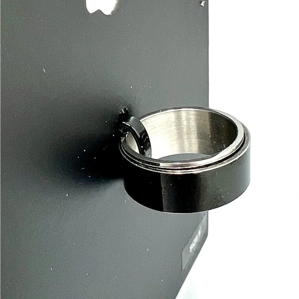 He Rocks Steel Ring Size 9 - Picture 2 of 5